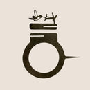 The Metalbird Canada Bowl Feeder features a minimalist metal ring with two birds perched on branches, blending jewelry-inspired design and nature themes.