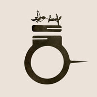 The Metalbird Canada Bowl Feeder features a minimalist metal ring with two birds perched on branches, blending jewelry-inspired design and nature themes.